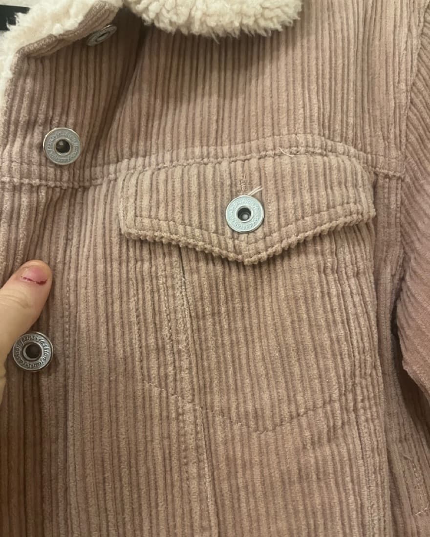 ILLA ILLA Corduroy Sherpa lined jacket - Image 4