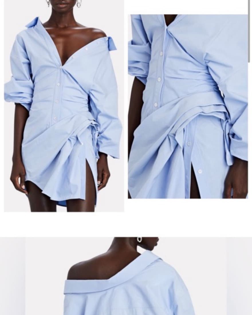 Alexander Wang twisted Shirt Dress - Image 1