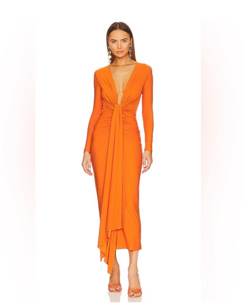 Orange Solace London Lorena Midi Dress - Image 2