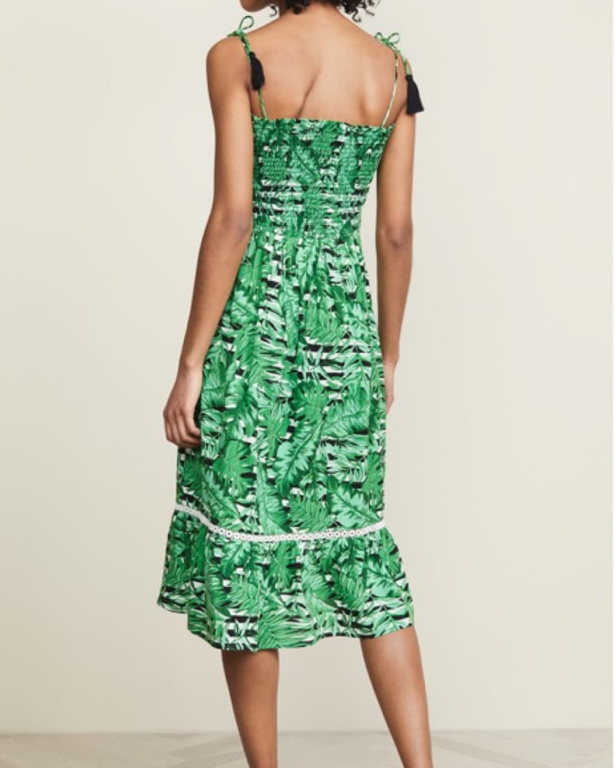 Shopbop Green Midi Dress - Image 3