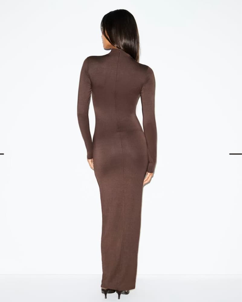 Espresso brown Skims long sleeve dress  - Image 4