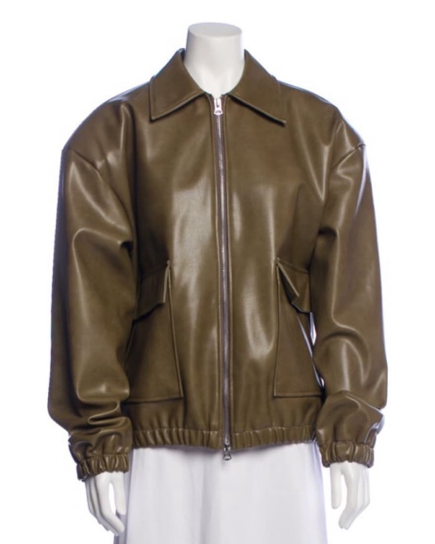 Frankie Shop Oversized Leather Bomber! - Image 4