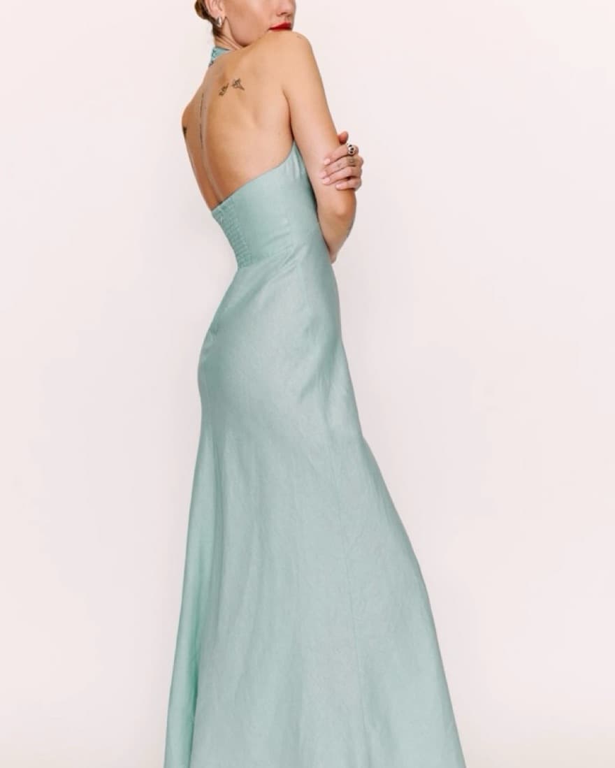 Reformation Delilah Linen Dress - Image 1