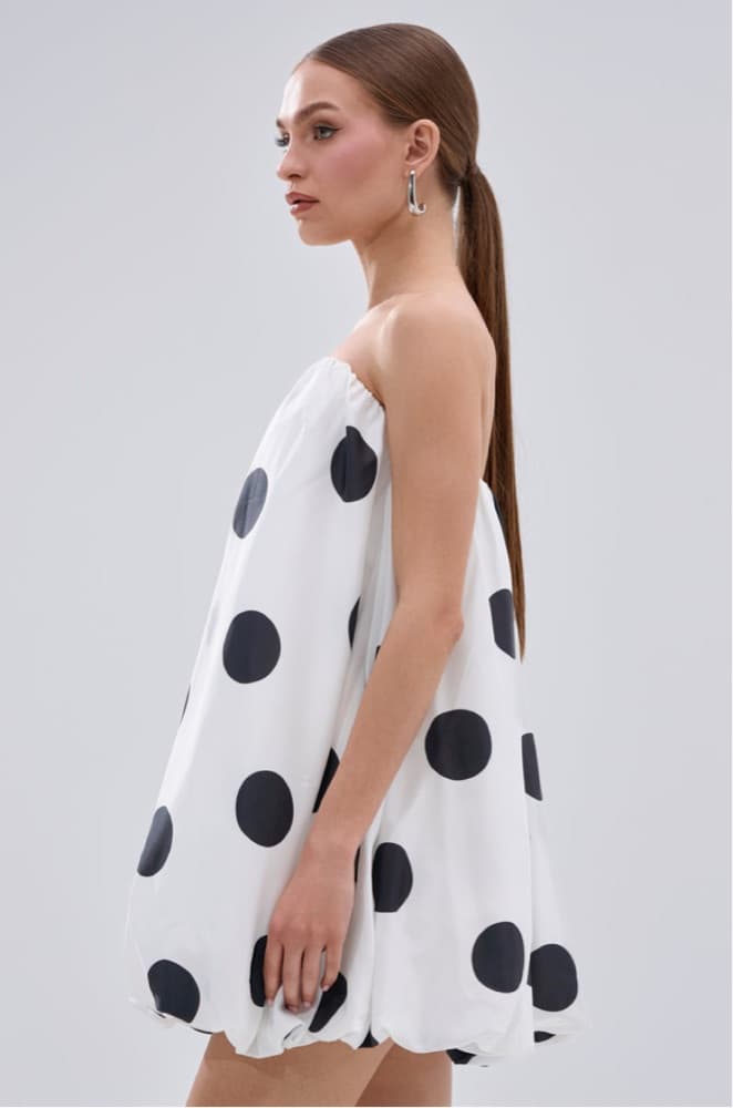 Black And White Bubble Dress - Image 2
