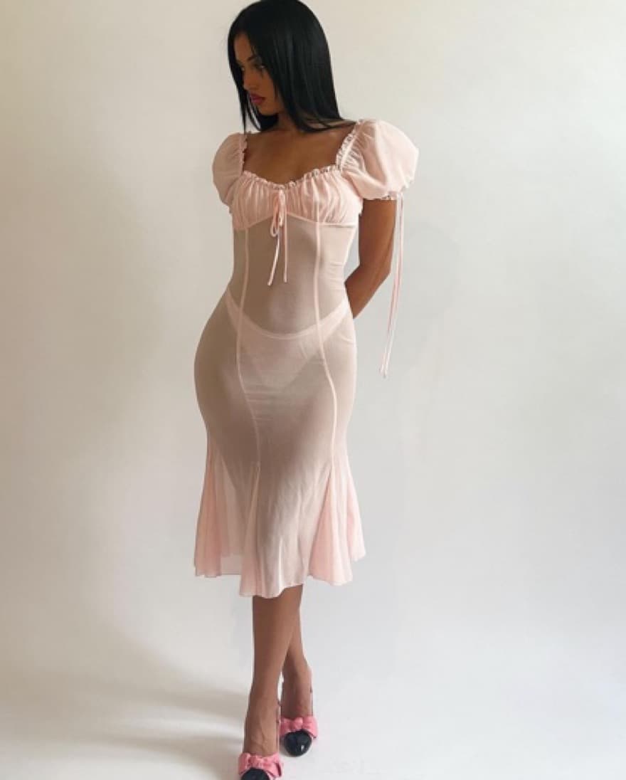 LOBA Sheer Dress  - Image 4