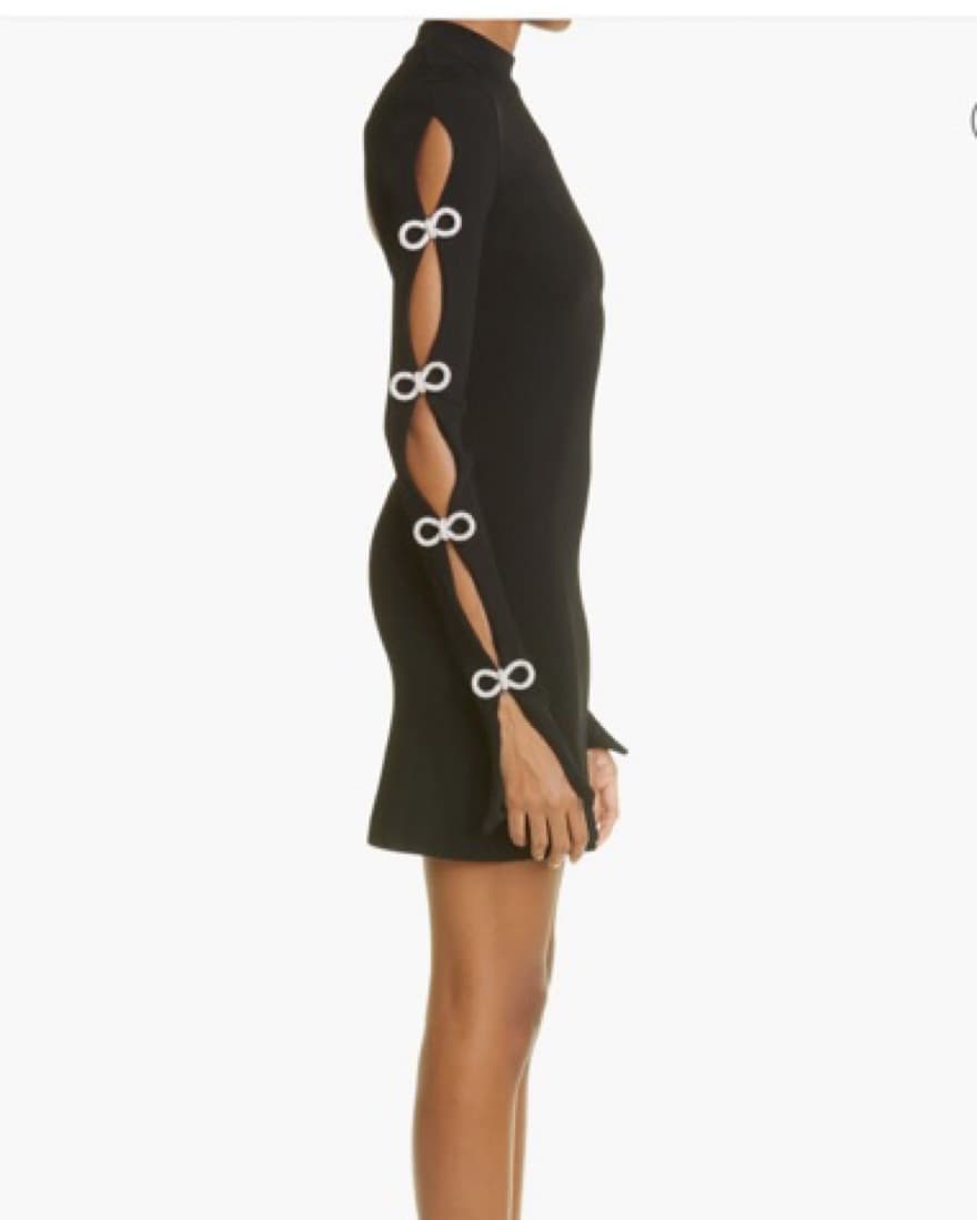 Mach & Mach Black Dress - Image 3