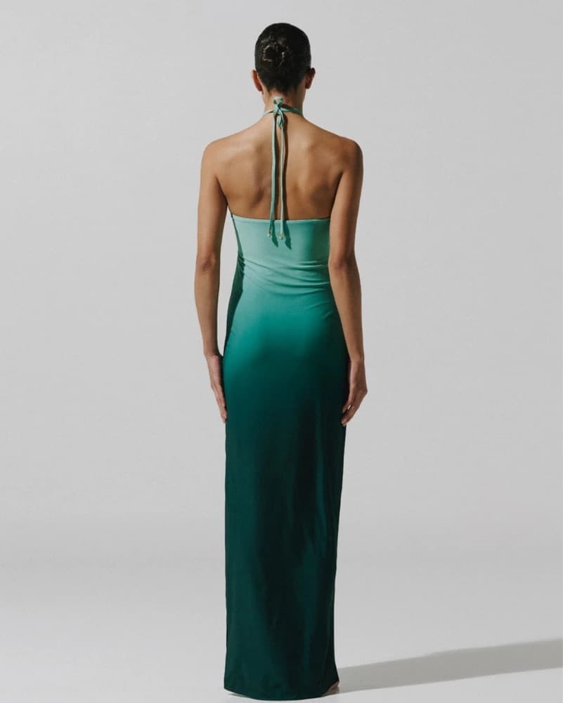 Baobob Bari Maxi Dress Green Lagoon - Image 3