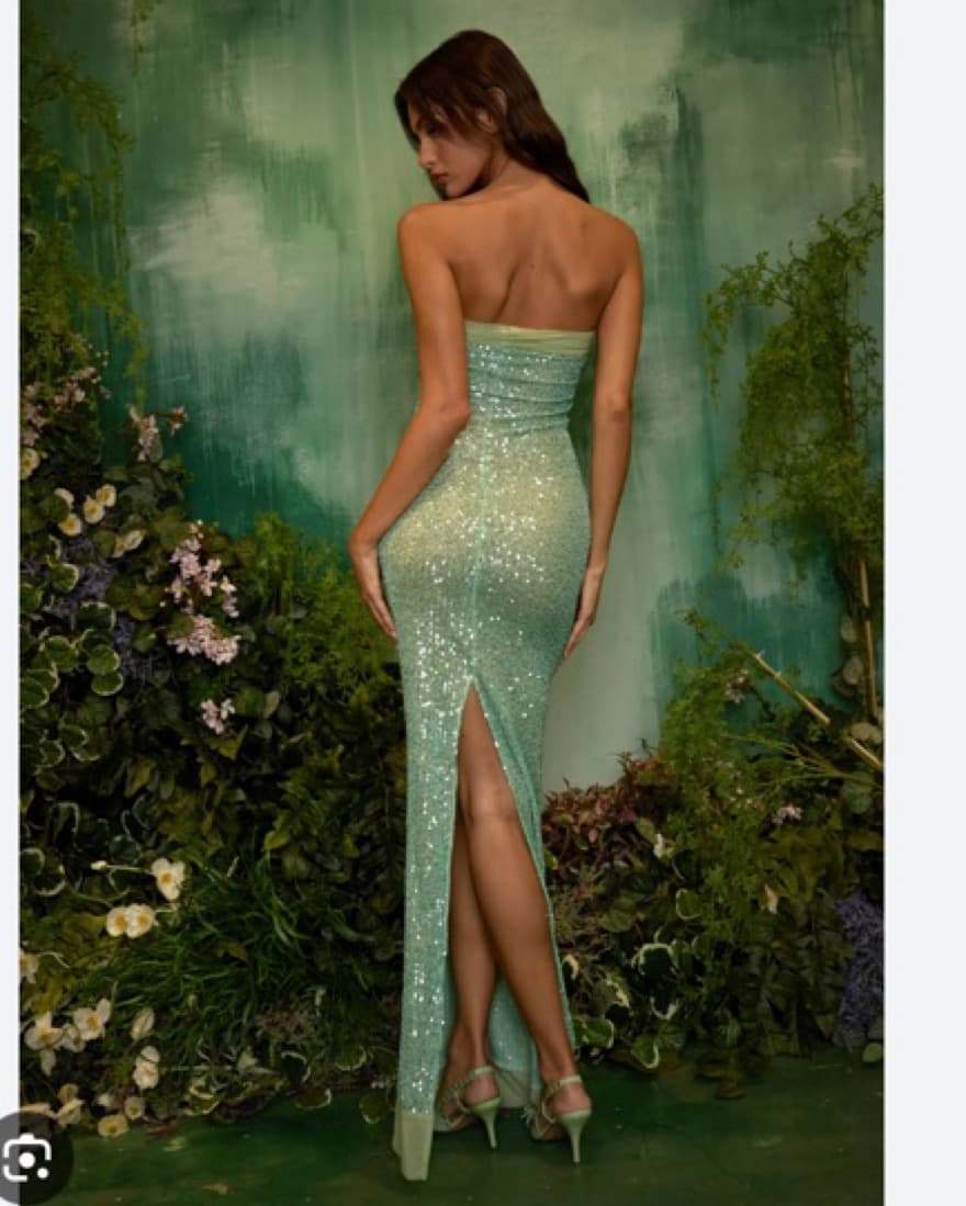 💚✨ Fait Par Foutch Green Malachite Gown - Image 6