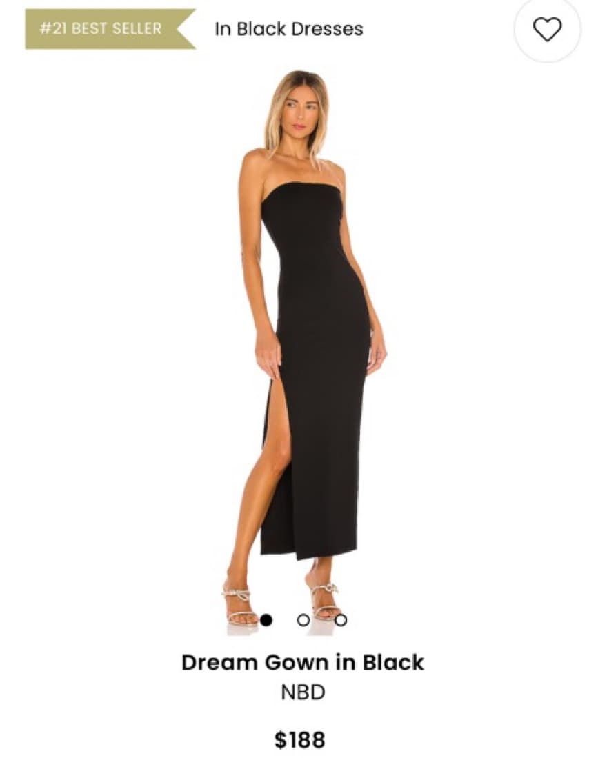 Black NBD Dream Gown - Image 1