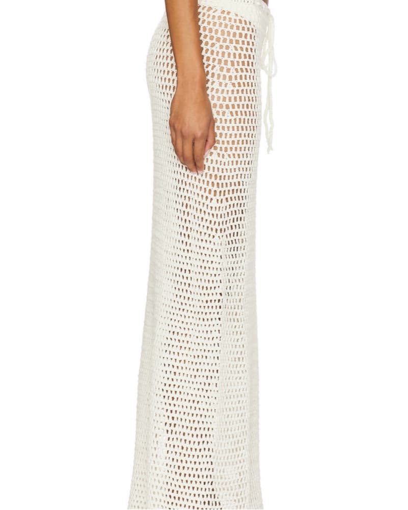 Revolve Crochet Maxi Skirt Cover Up  - Image 3