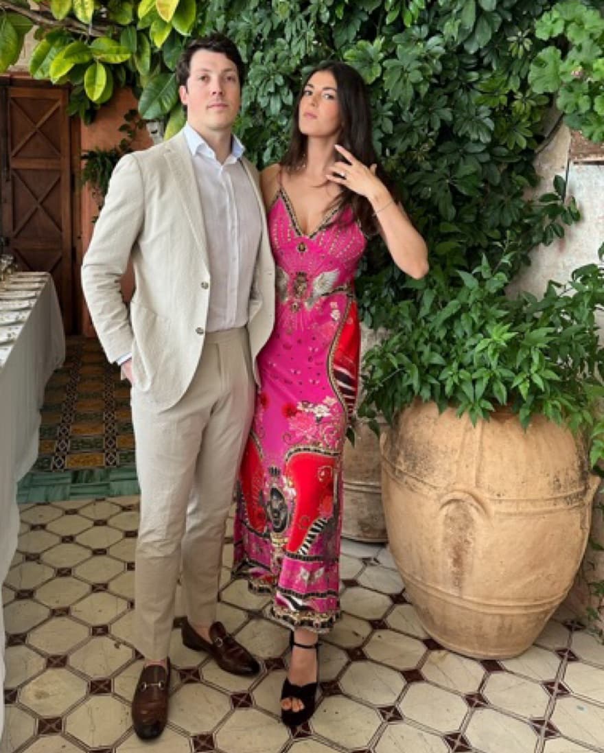 Camilla Pink Silk Maxi Dress - Image 3