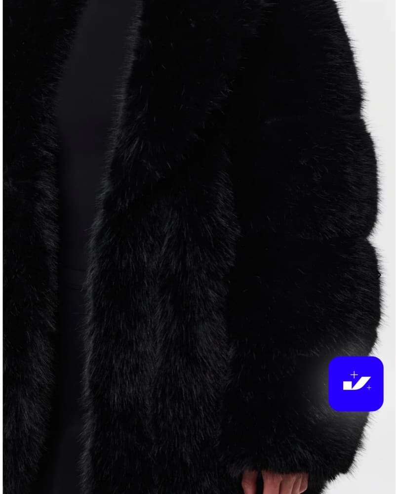Faux Mink Pelted Coat - Image 4