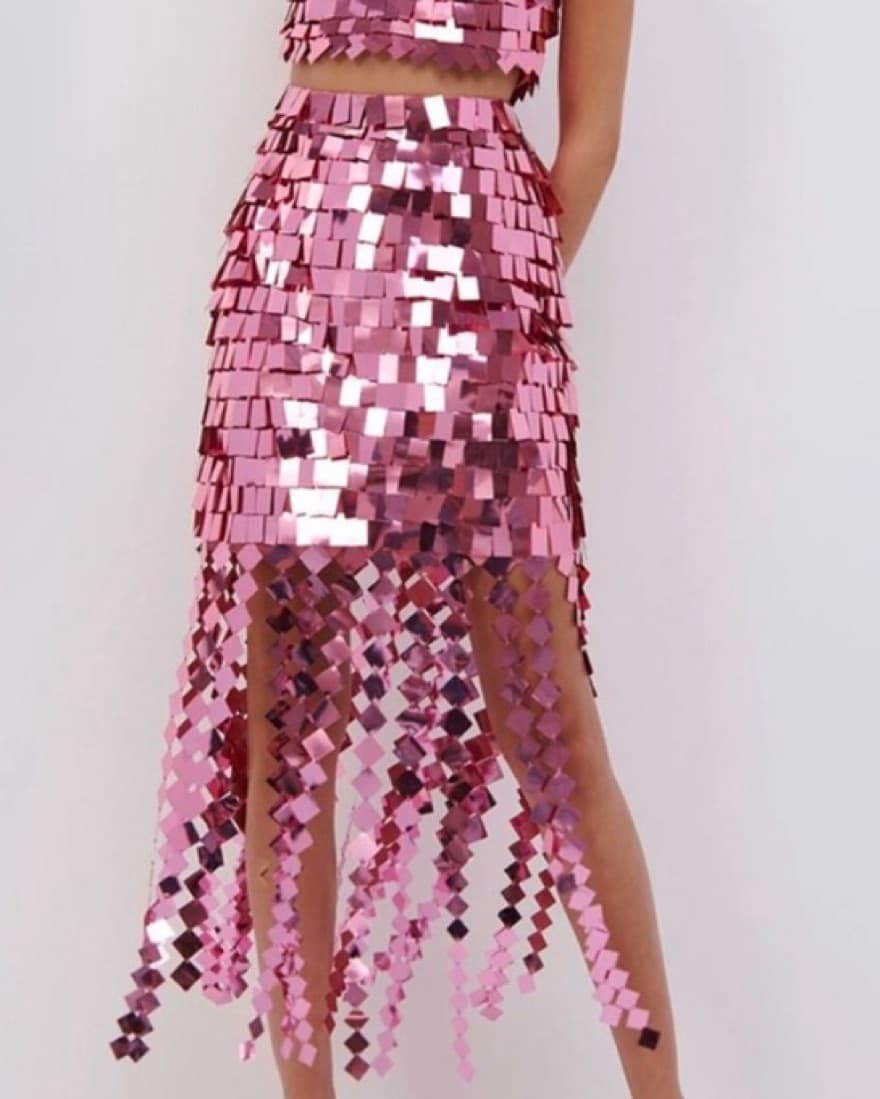Jonathan SimkI Sequin Midi Skirt - Image 2