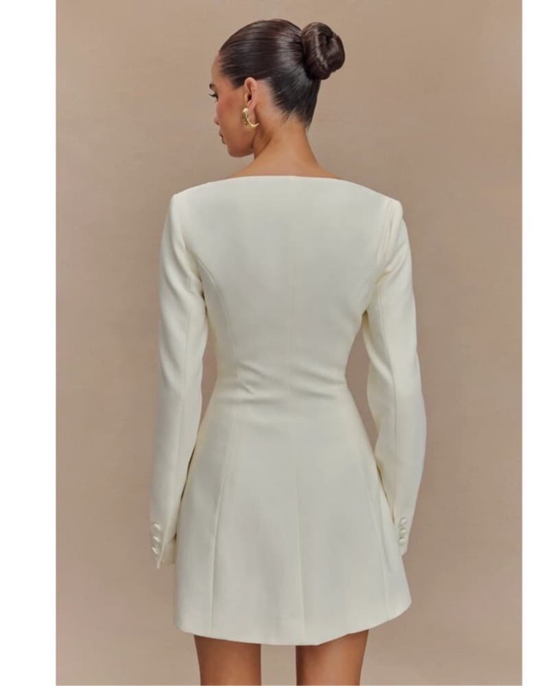 Ivory Meshki Mini Dress   - Image 3