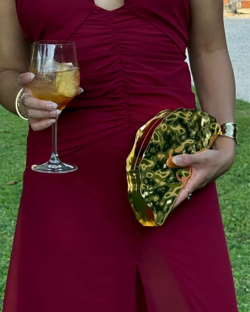 Zara metallic clutch - Image 4