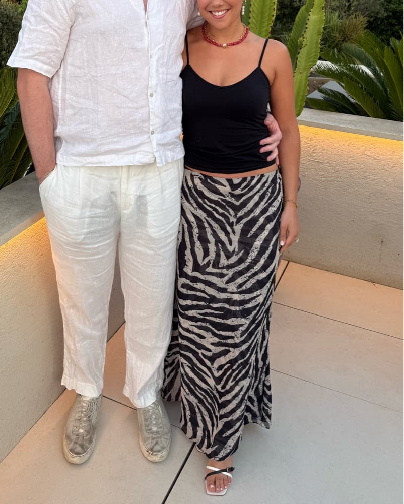 Zebra Maxi Skirt  - Image 3