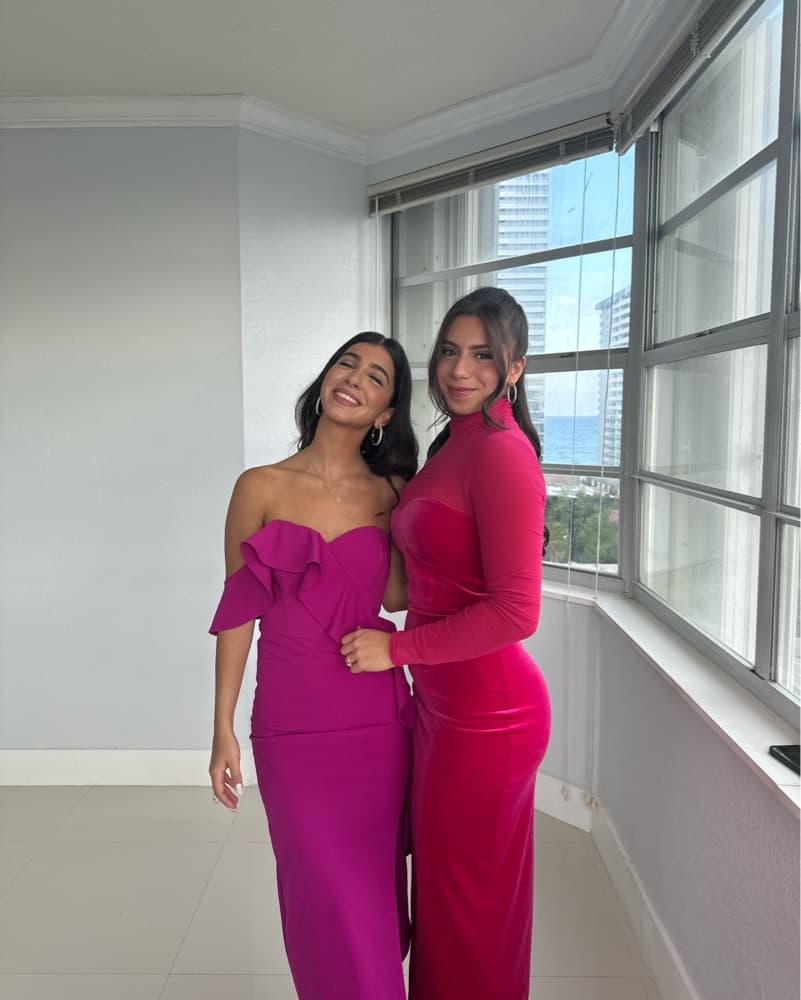 Hot Pink Gown - Image 2