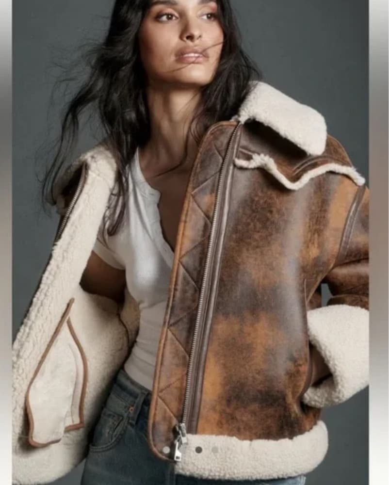 Stand Studio Cozy Faux Shearling Jacket  - Image 3