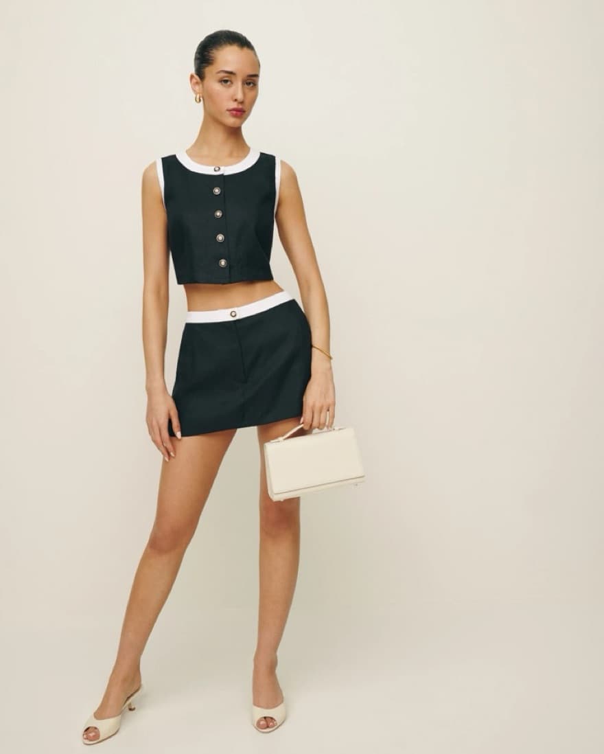 Reformation Roxy Linen Set - Image 1