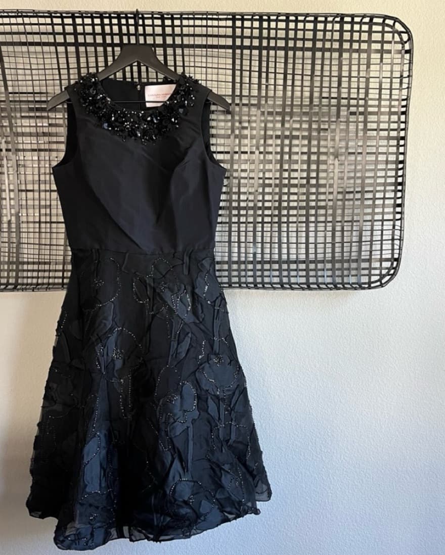 Carolina Herrera Crystal & Bead-Embellis - Image 1