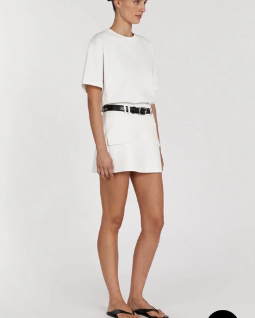 Dissh Brooklyn White Skirt / Skort - Image 5