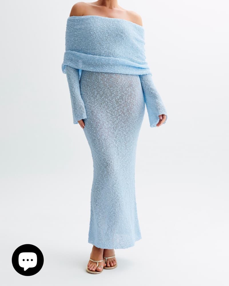 Meshki Marisol Off Shoulder Knit Dress  - Image 4