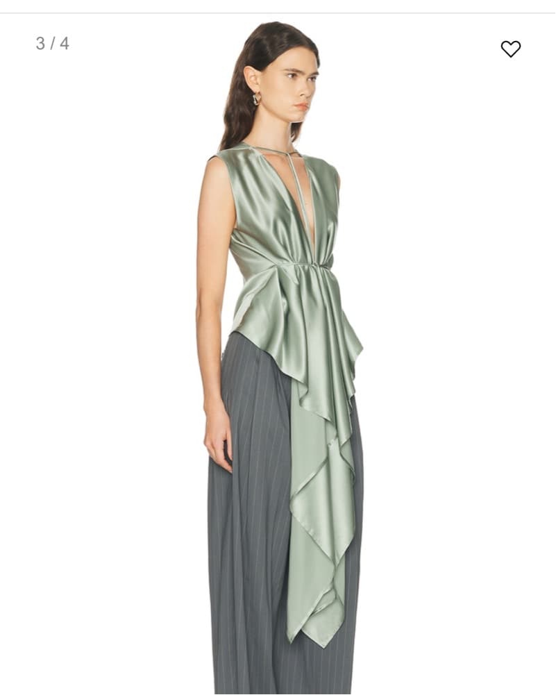 Helmut Lang Silk Top  - Image 5