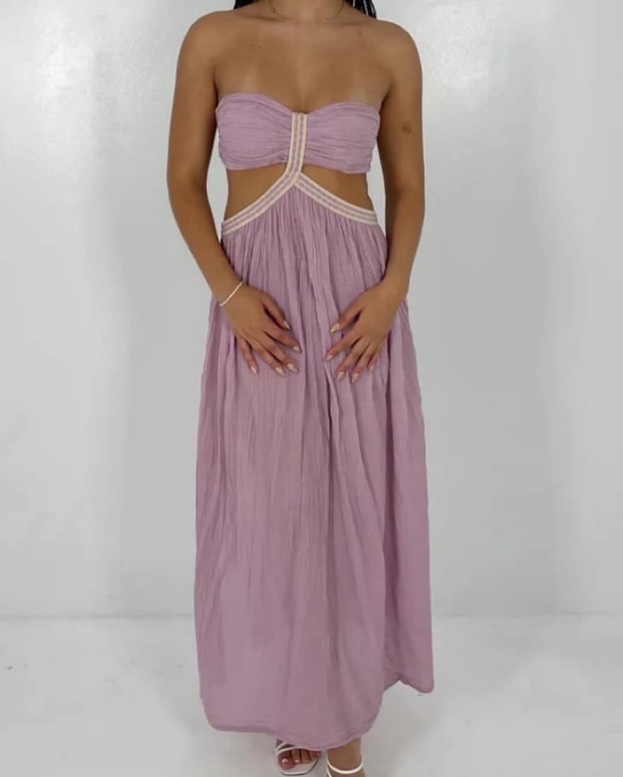 D’artemide Chloe Dress in Lavender - Image 3