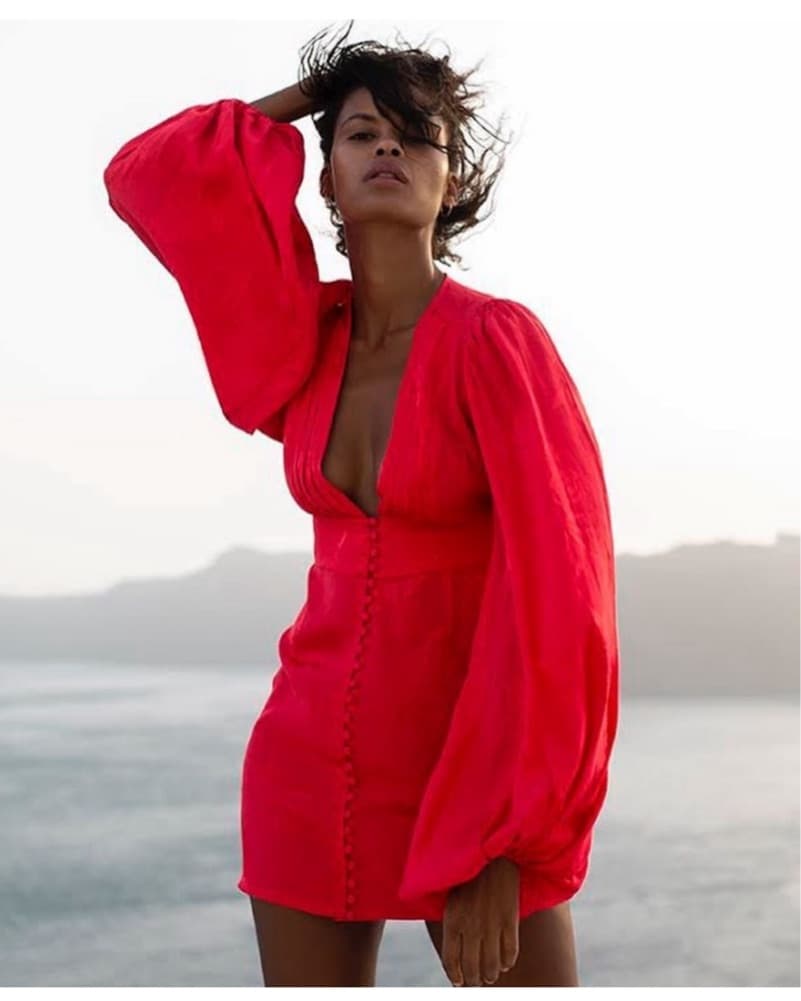 Red Min Dress  - Image 3
