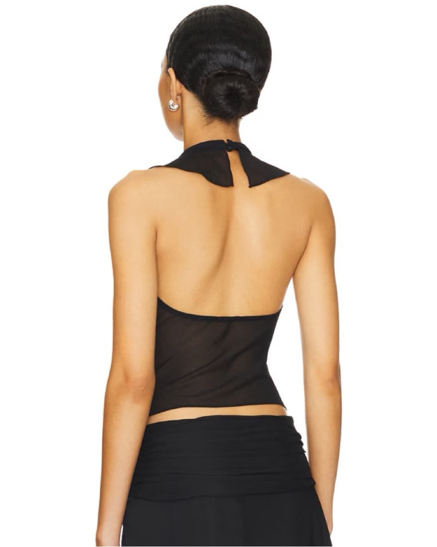NIA Verbena Top in Black - Image 2