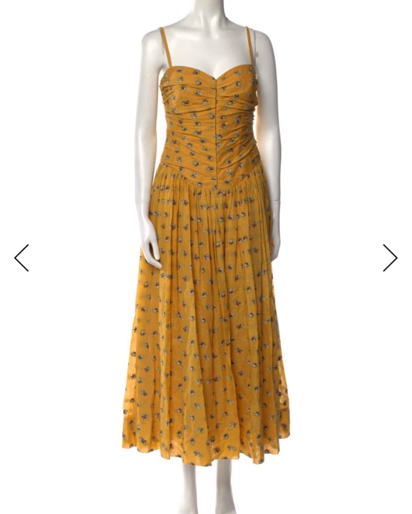 Yellow Tory Burch Dress - Image 3