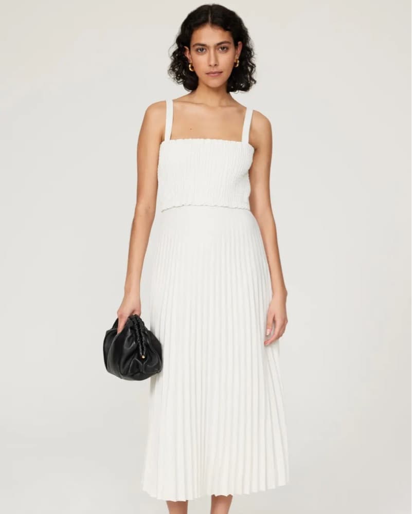 Proenza Schouler White Pleated Dress - Image 1