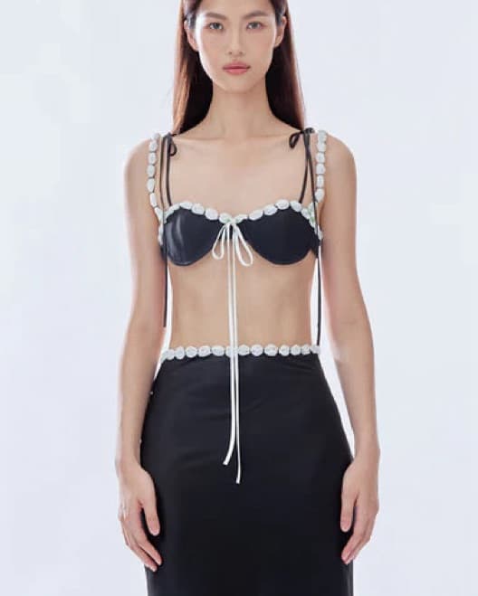 Stolen Stores Black Satin Set - Image 2