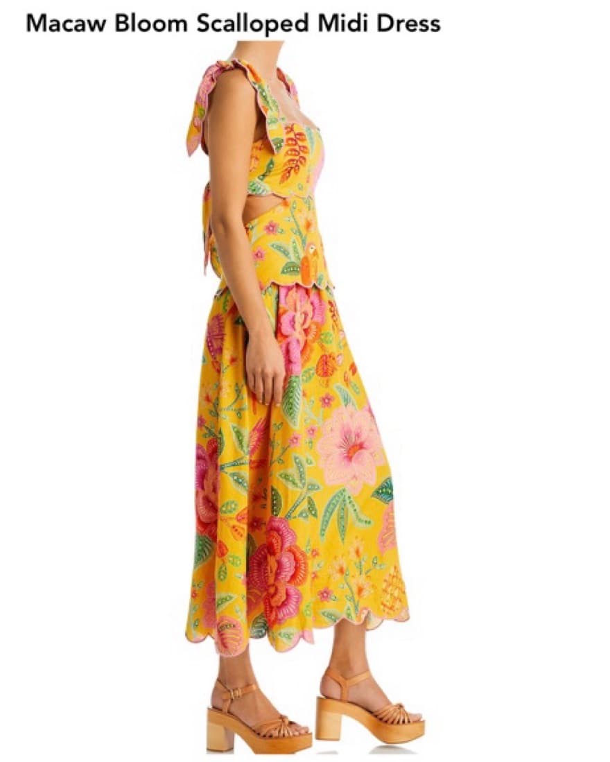 Yellow Farm Ril Macaw Bloom Dress - Image 4