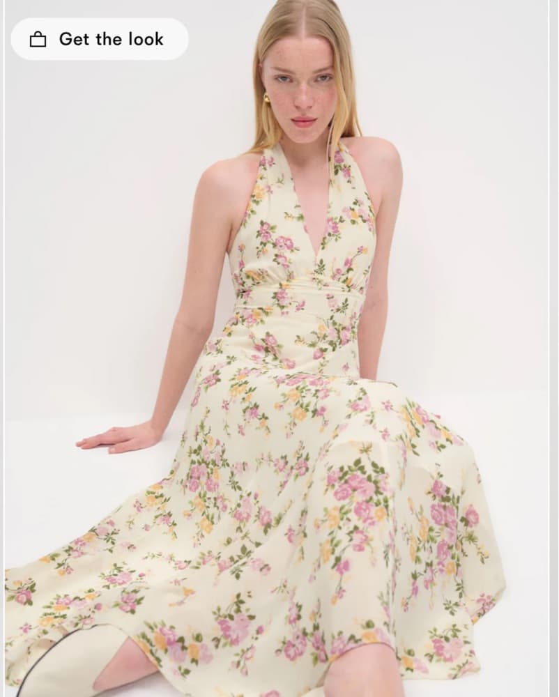 Reformation Briony Dress Floral - Image 3