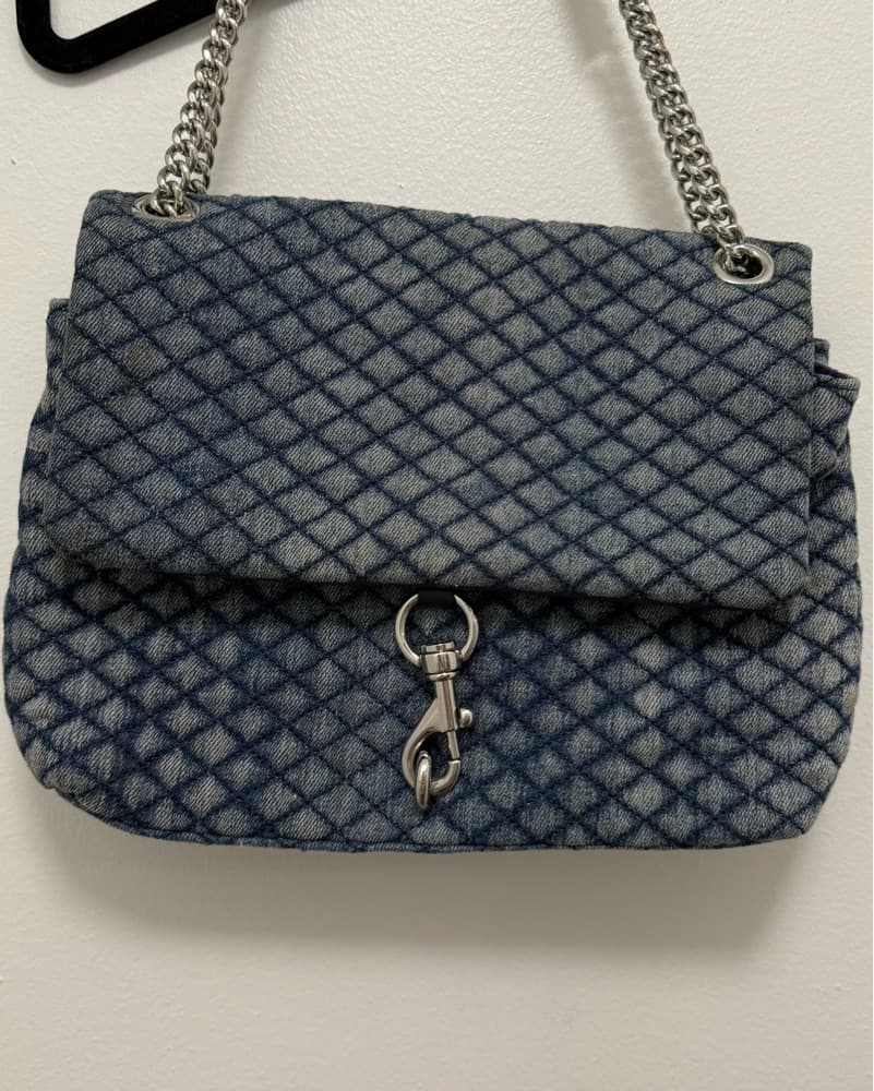 Chic Denim Crossbody Bag - Image 4
