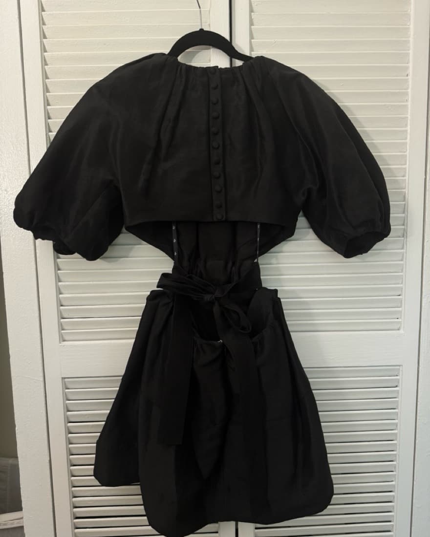 Aje Cutout Black Mini Dress - Image 6