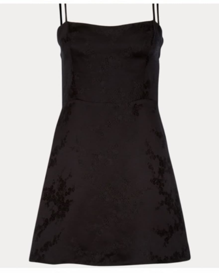 REALISATION PAR Emilie Mini Black Dress - Image 4