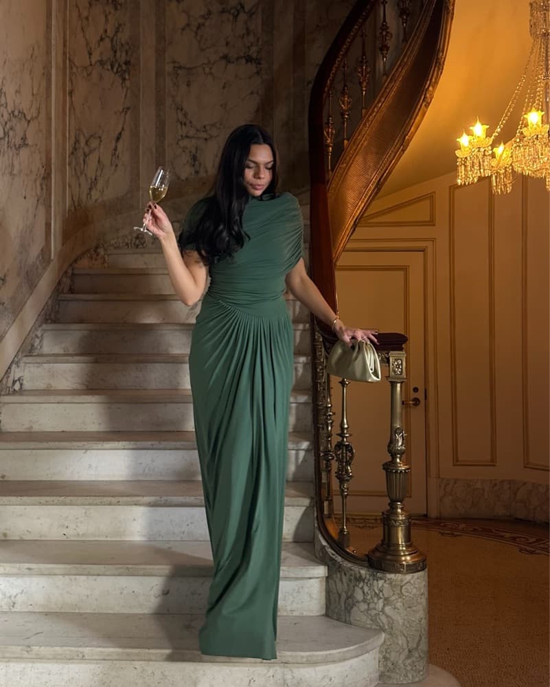 Miss Rosier Assymetrical Dress - Image 1