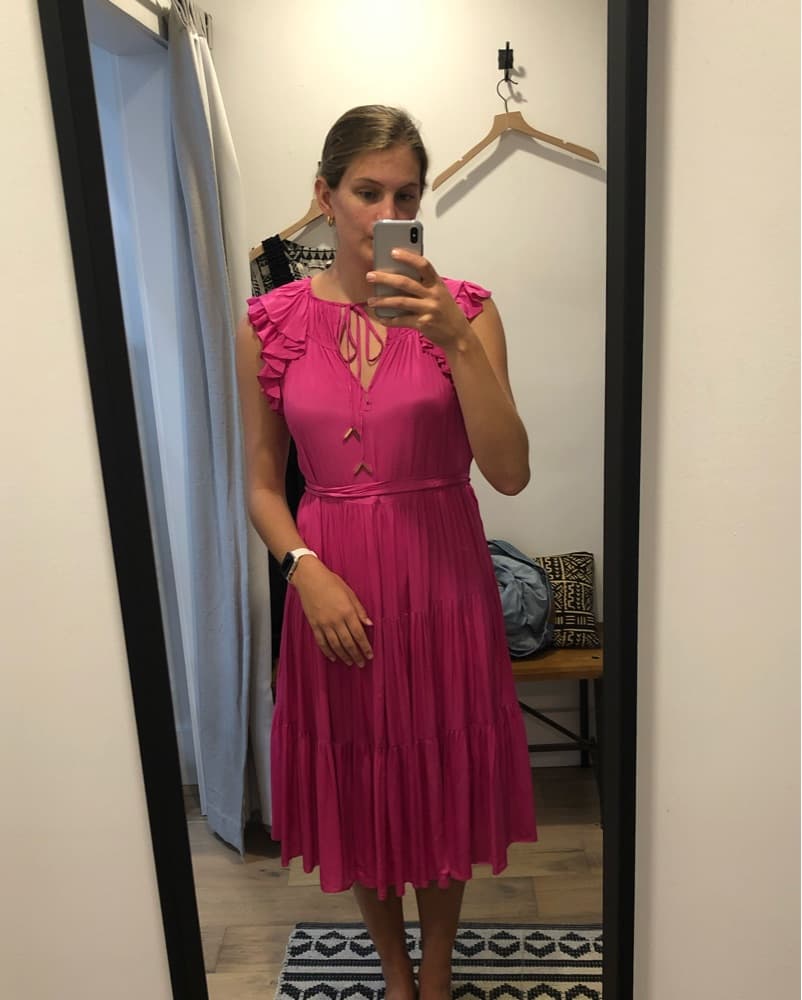 Karina Grimaldi Sabrina Silk Dress - Image 3
