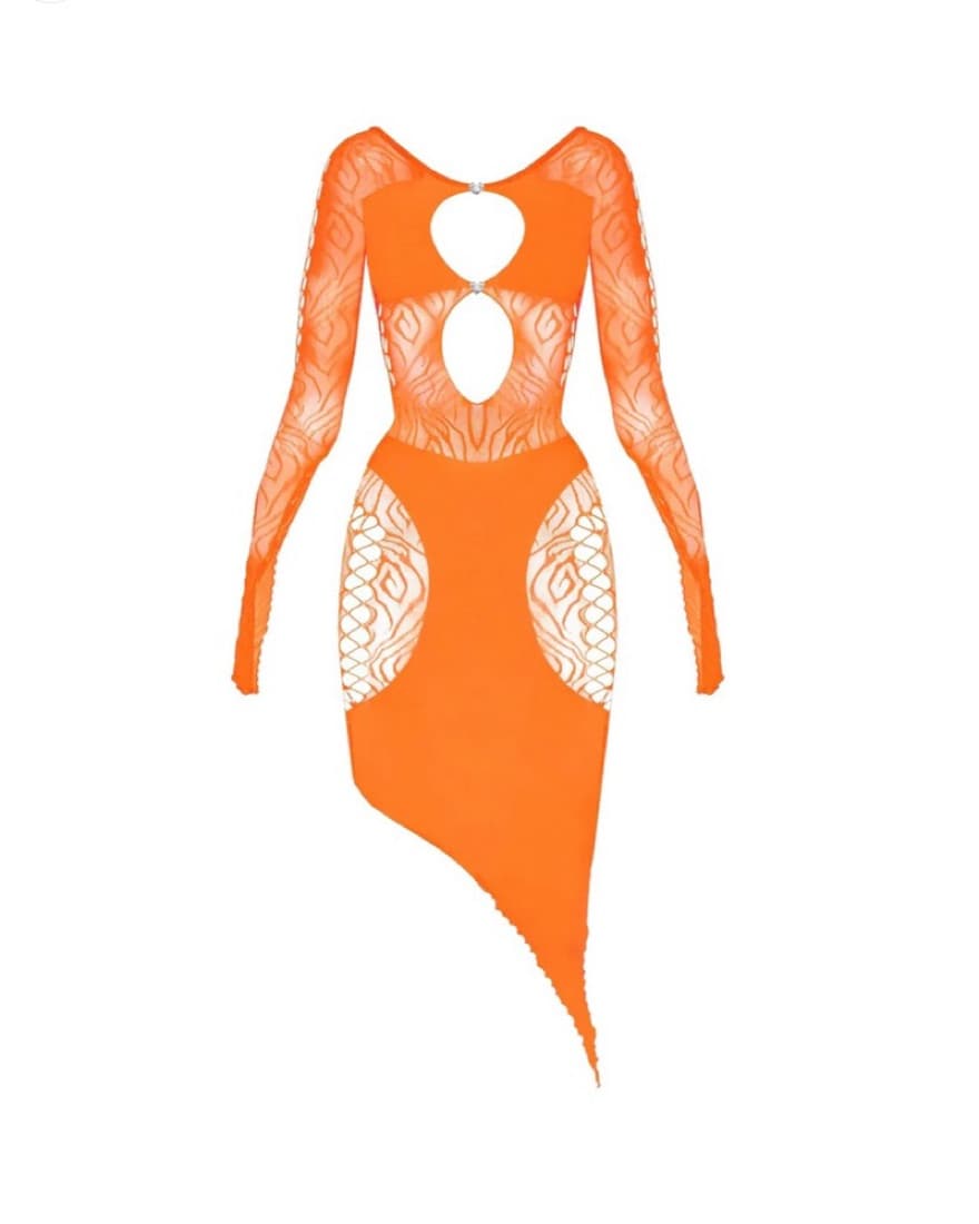 Poster Girl Charlotte Dress in Orange - Image 2