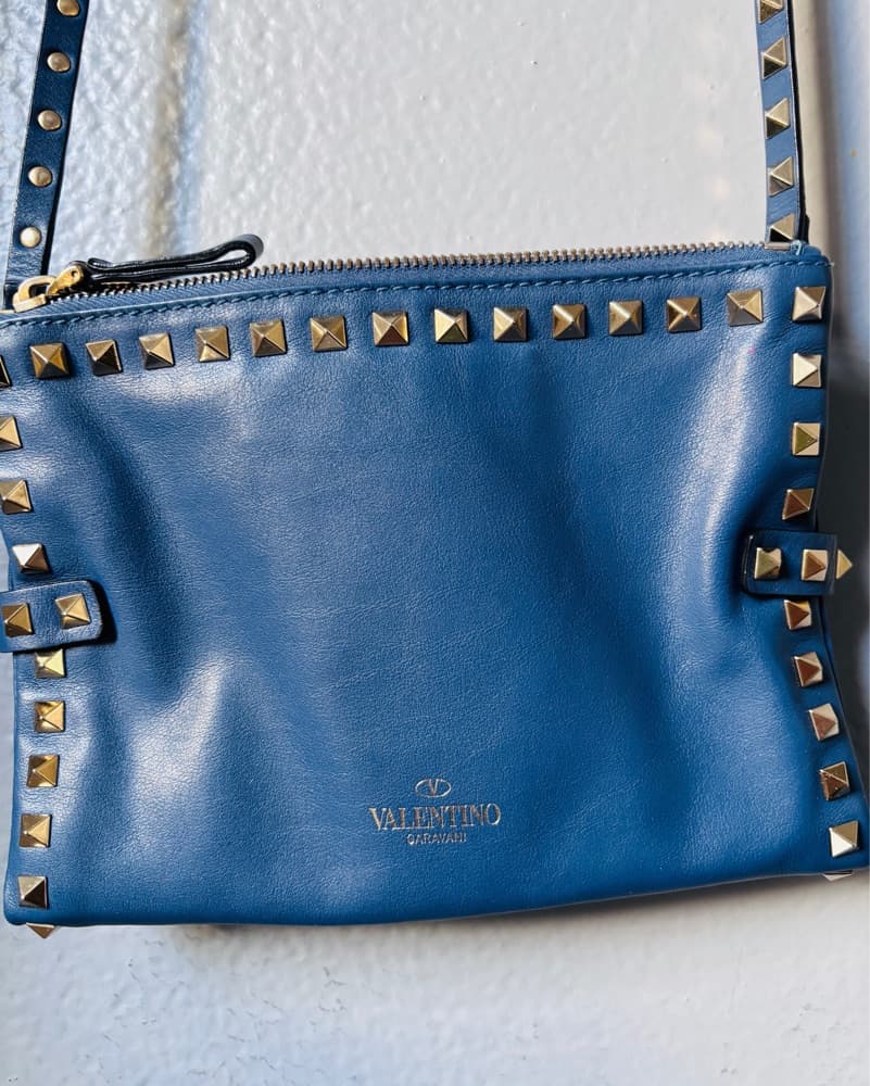 Valentino Studded Leather Crossbody Bag - Image 2