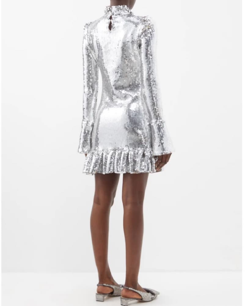 Paco Rabanne Sequin Mini Dress - Image 2