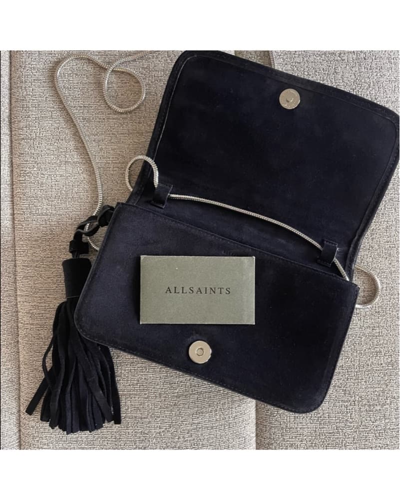 AllSaints Bando Genuine Shearling Purse - Image 3