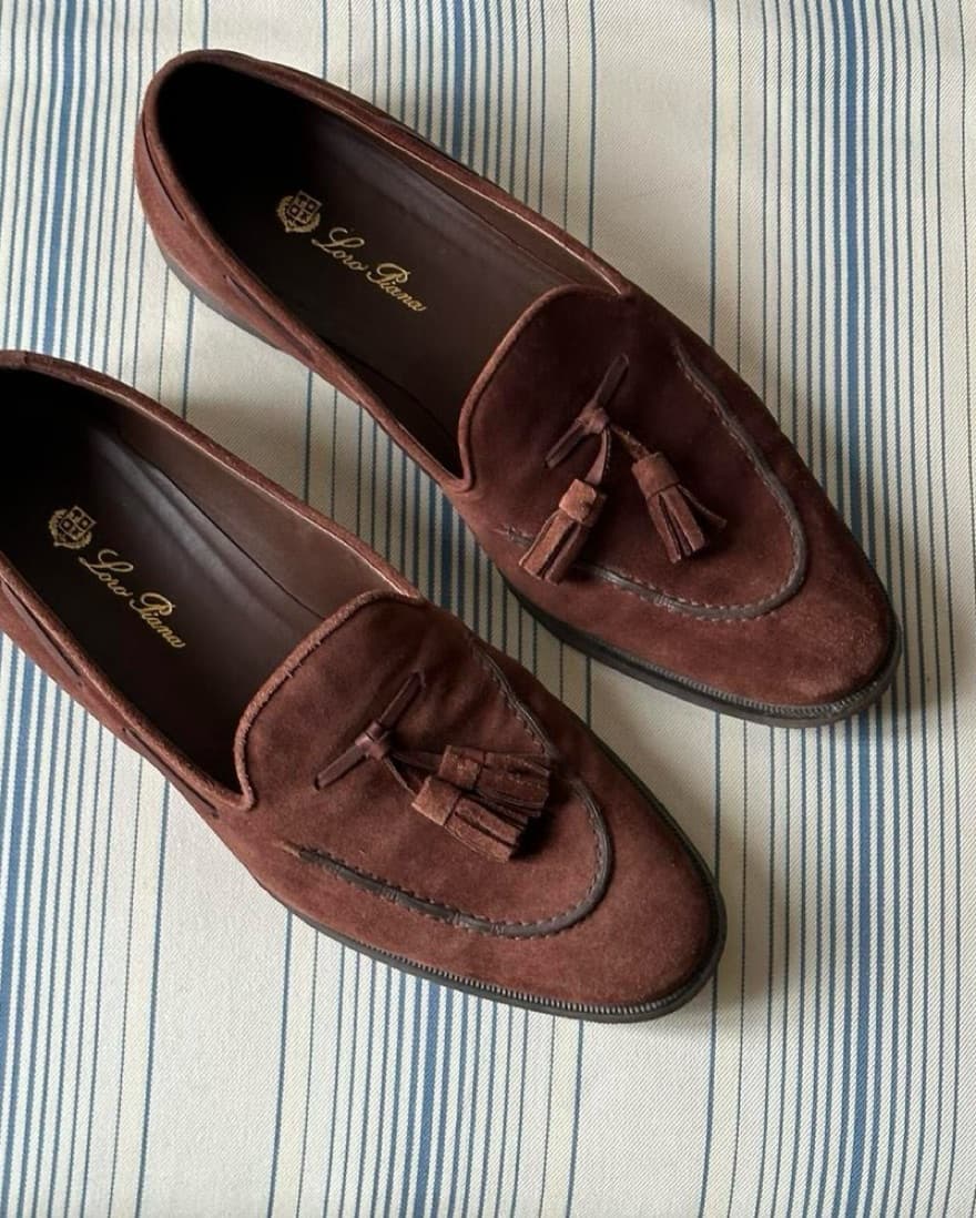 Loro piana Suede Loafers - Image 2