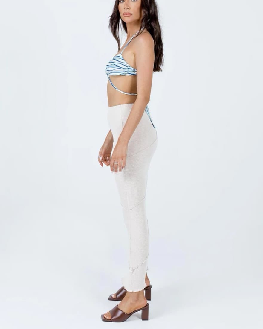 Oscar Maxi Skirt Beige - Image 5