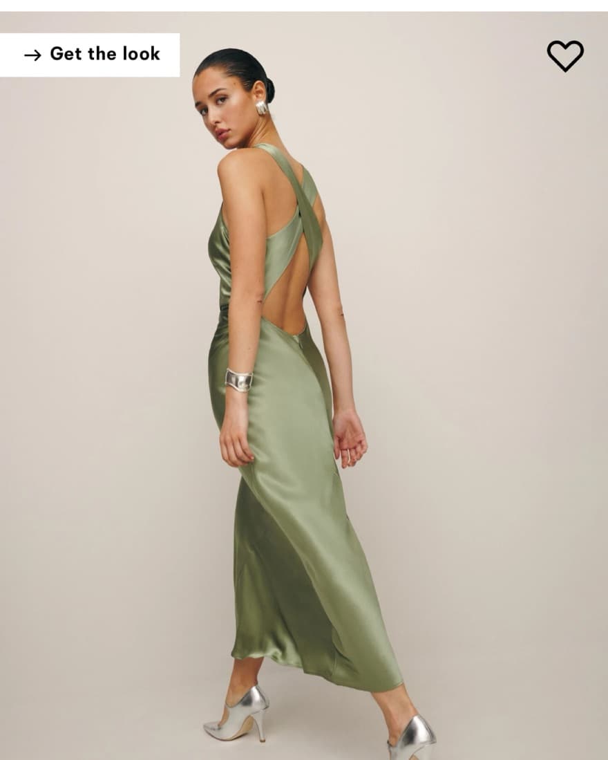 Reformation “Casette” Silk Dress  - Image 1