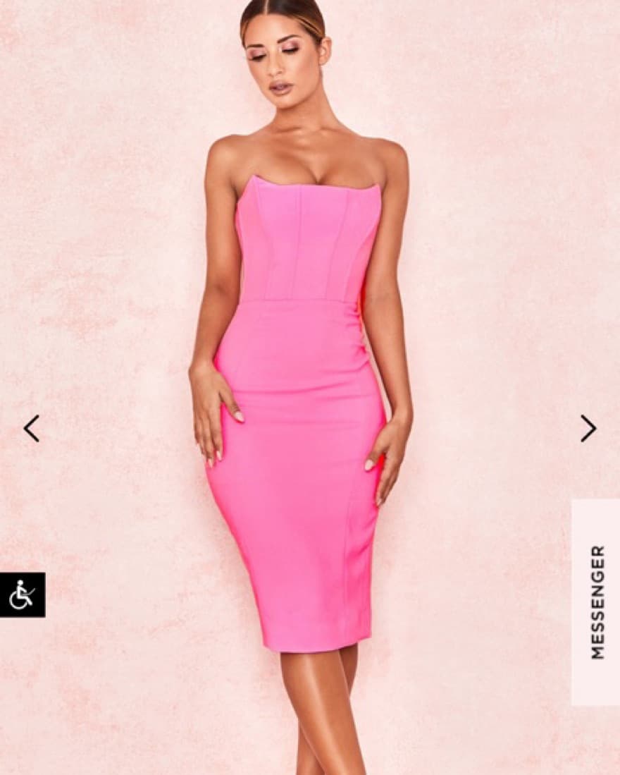 Sexy pink Corset Dress  - Image 1