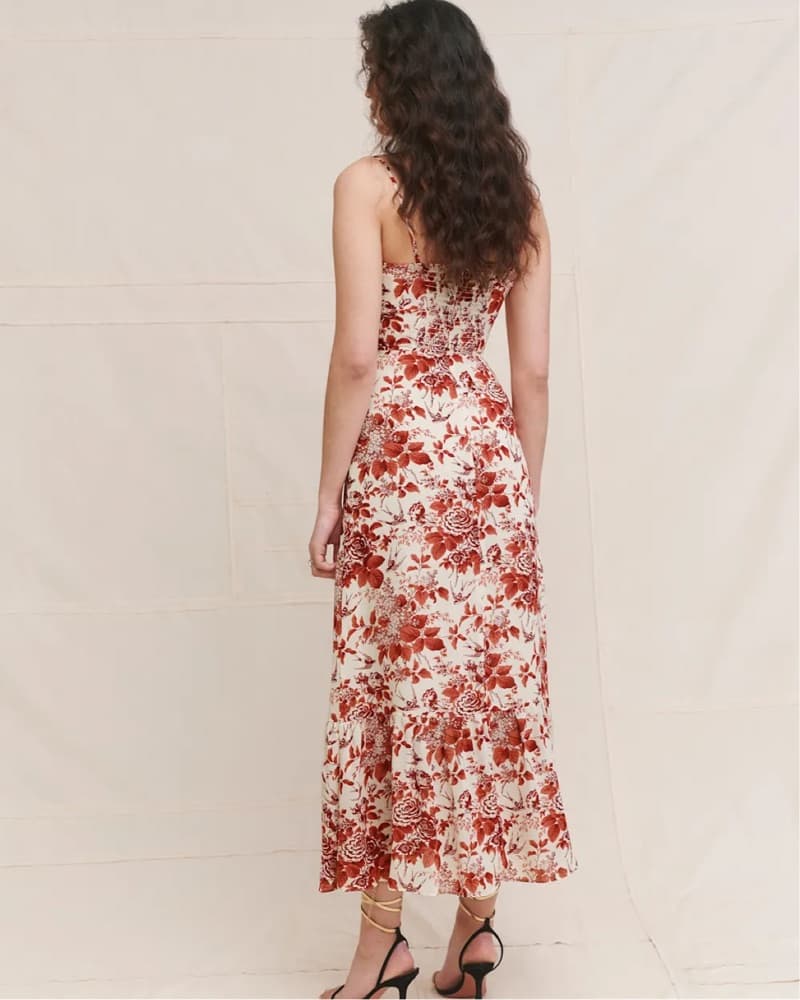 Red & White Reformation Dress - Image 5