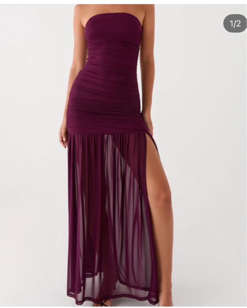 Burgundy Peppermayo Maxi - Image 1